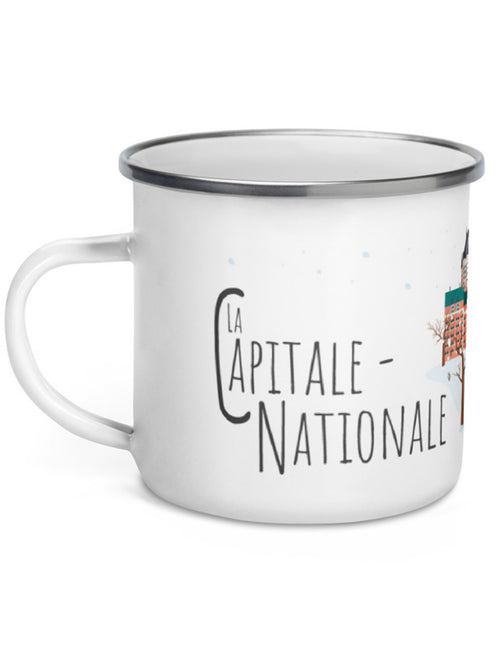 Tasse en émail - La Capitale-Nationale