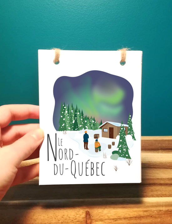 Carnet de notes - Nord-du-Québec. Vendu chez Tah-dah  !