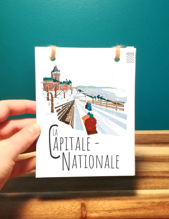 Carnet de notes - Capitale-Nationale. Vendu chez Tah-dah ! 