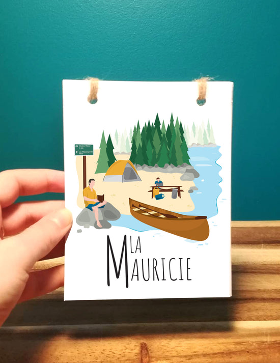 Carnet de notes - Mauricie. Vendu chez Tah-dah ! 