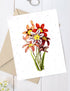 Carte de souhaits plantable  - Fleurs