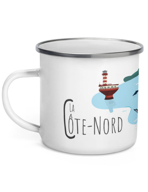 Tasse en émail - La Côte-Nord Zodiaque