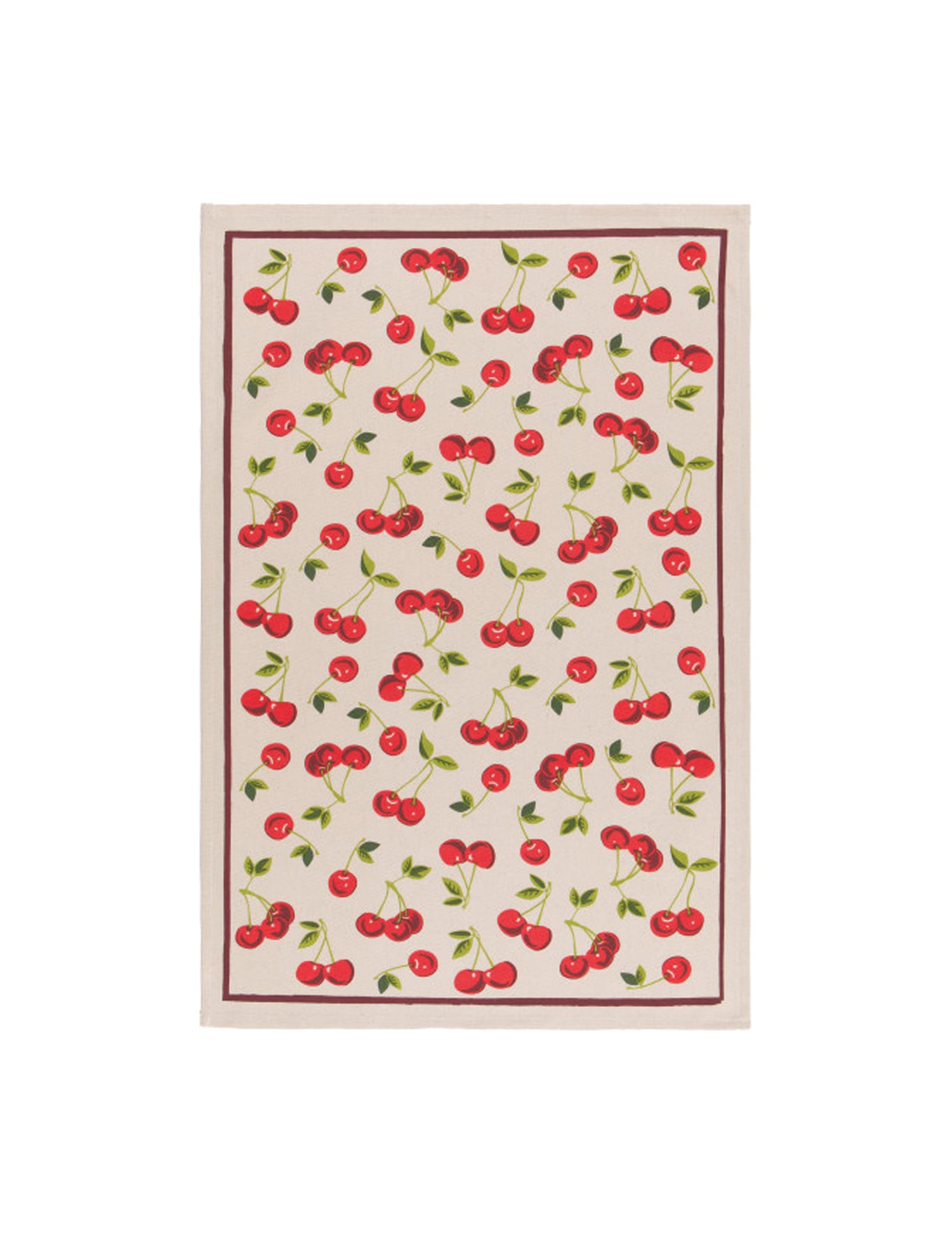 Linges à vaisselle - Cerises. Vendu chez Tah-dah ! 