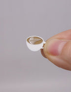 Boucles d'oreilles - Latté