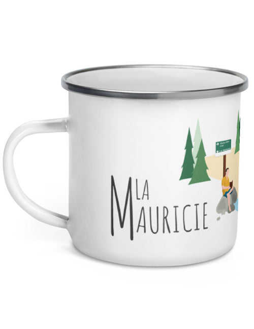 Tasse en émail - La Mauricie