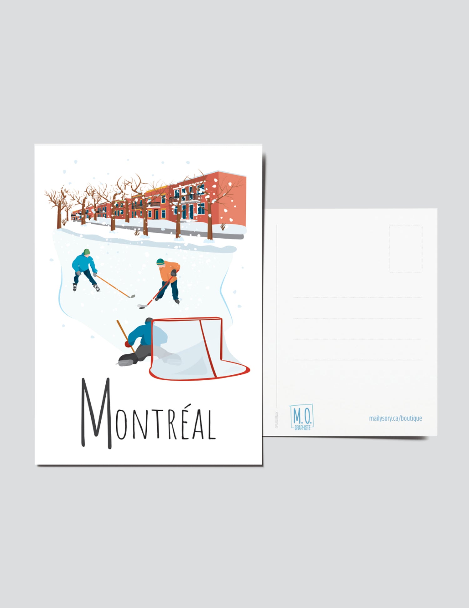 Paquet de 15 Cartes postales - Québec en Hiver. Vendues chez Tah-dah !