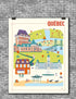Affiche - Québec. Vendue chez Tah-dah ! 