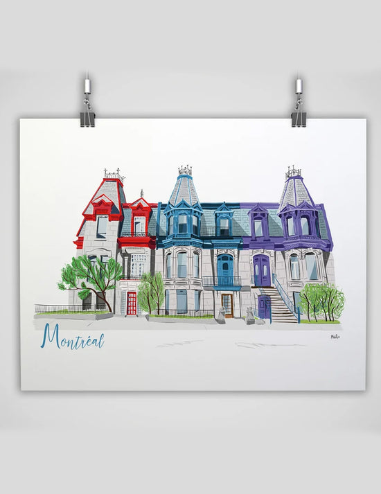Affiche - Square St. Louis. Vendue chez Tah-dah ! 