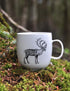 Tasse en porcelaine - le Caribou