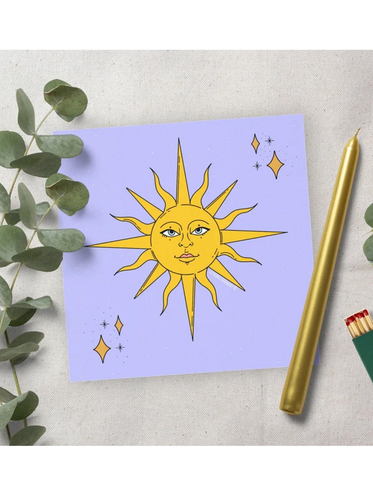 Affiche - Soleil mystique. Vendue chez Tah-dah ! 