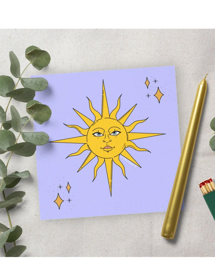 Affiche - Soleil mystique. Vendue chez Tah-dah ! 