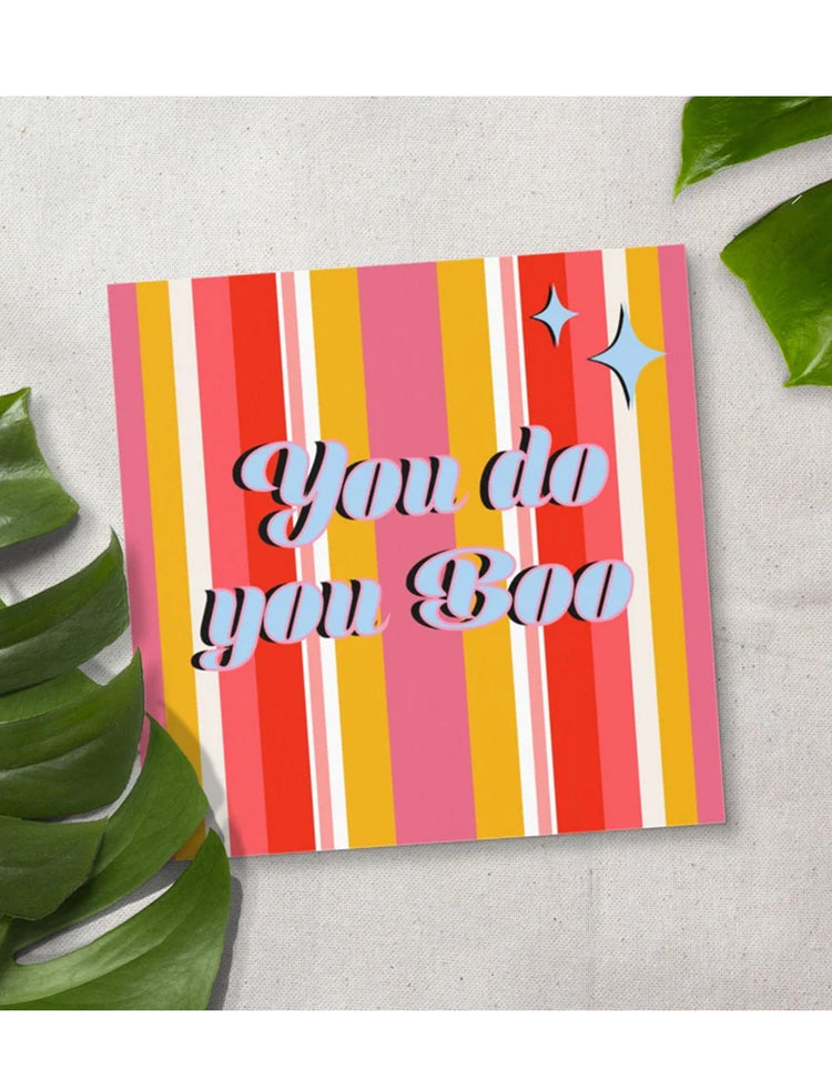 Affiche - You do you Boo. Vendue chez Tah-dah!
