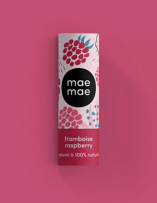Baume à lèvres - Framboise. Vendu chez Tah-dah !