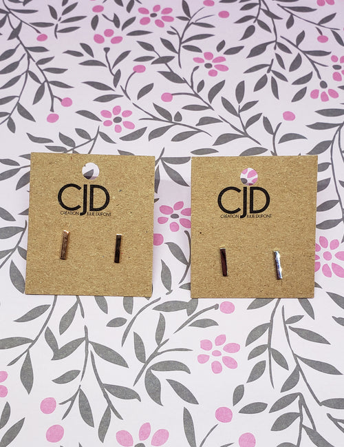 Boucles d'oreilles - Barre