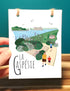 Carnet de notes - La Gaspésie - Le Rocher Percé. Vendu chez Tah-dah ! 