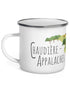 Tasse en émail région du Québec - Chaudière Appalaches. Vendue chez Tah-dah ! 