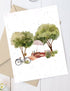 Carte de souhaits plantable - Détente au parc. Vendue chez tah-dah ! 