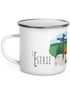 Tasse en émail région du Québec - L&