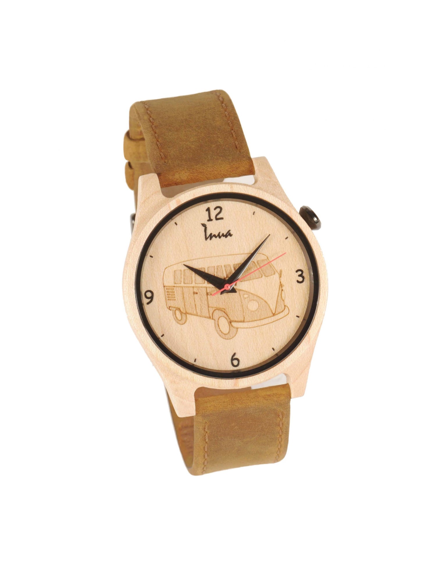 Montre en bois westfalia. Vendue chez Tah-dah ! 