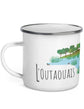 Tasse en émail région du Québec : L&