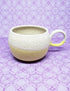 Tasse Capuccino en céramique - Jaune. Vendue chez Tah-dah !