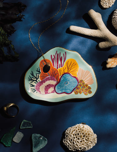Assiette en céramique - Neptune