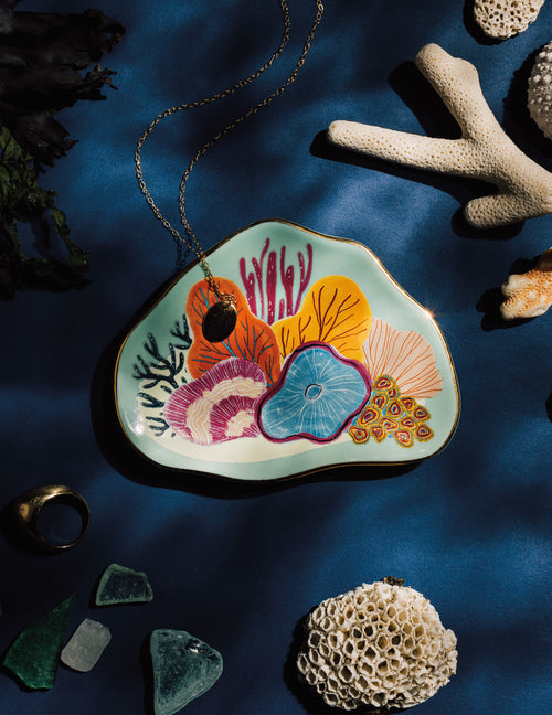 Assiette en céramique - Neptune
